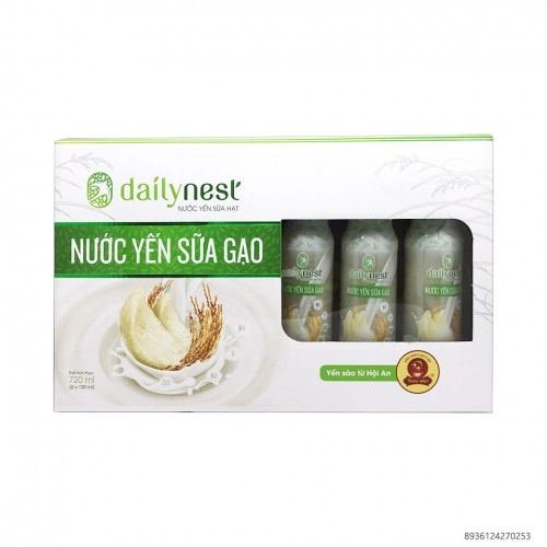 Hộp Nước Yến Sào Sữa Gạo